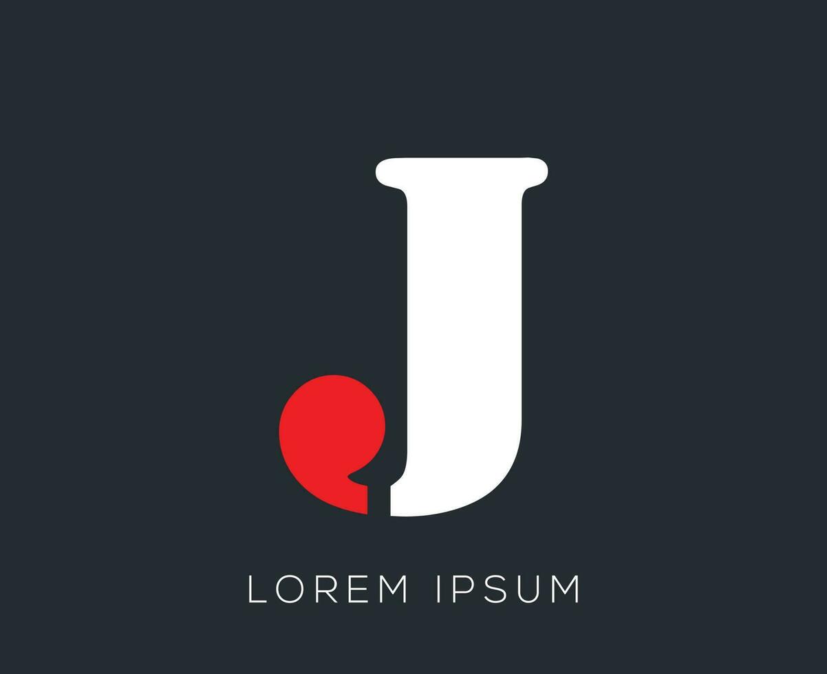 Initial Alphabet 'J' Logo Design Template vector