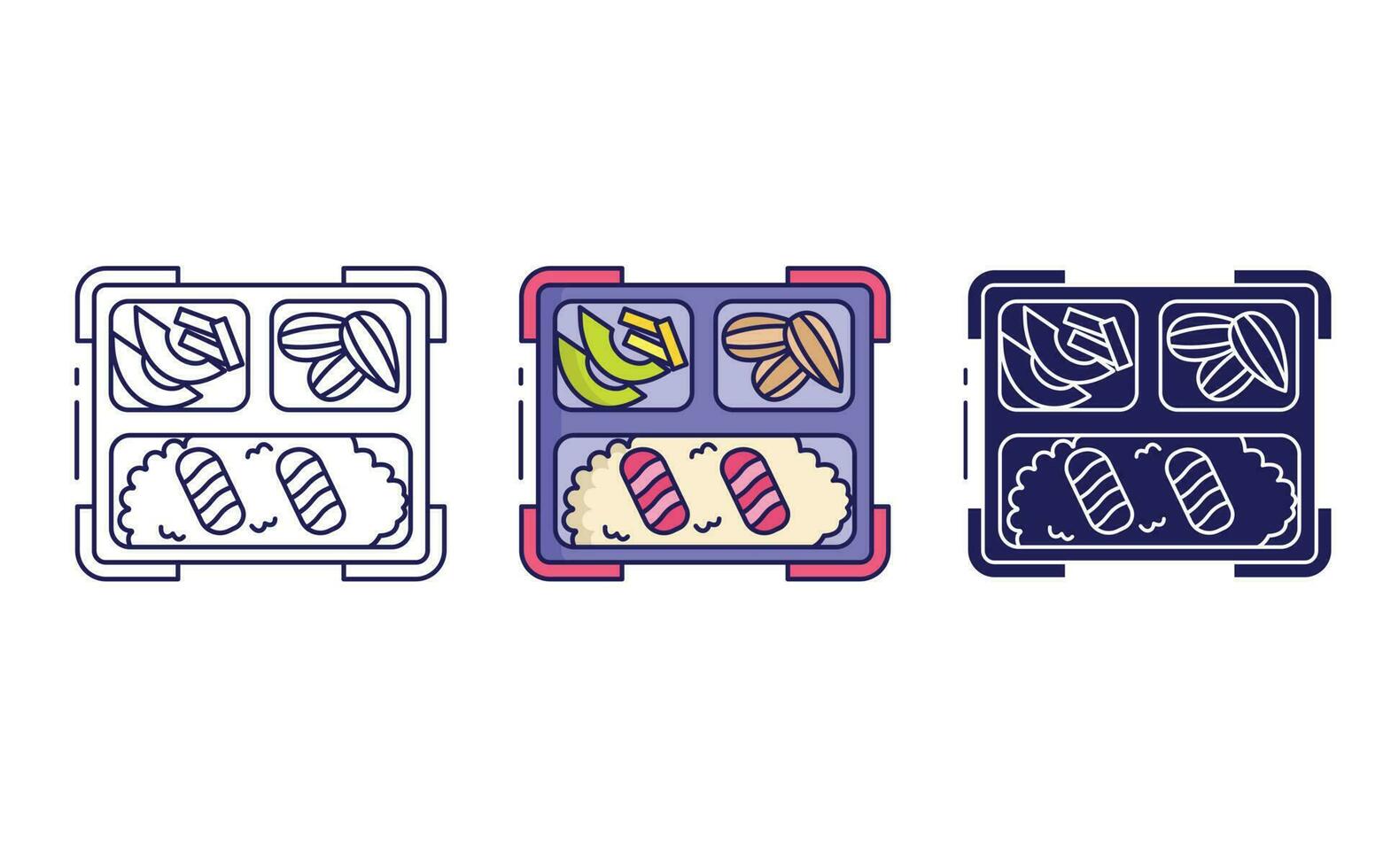 protein rice vector icon