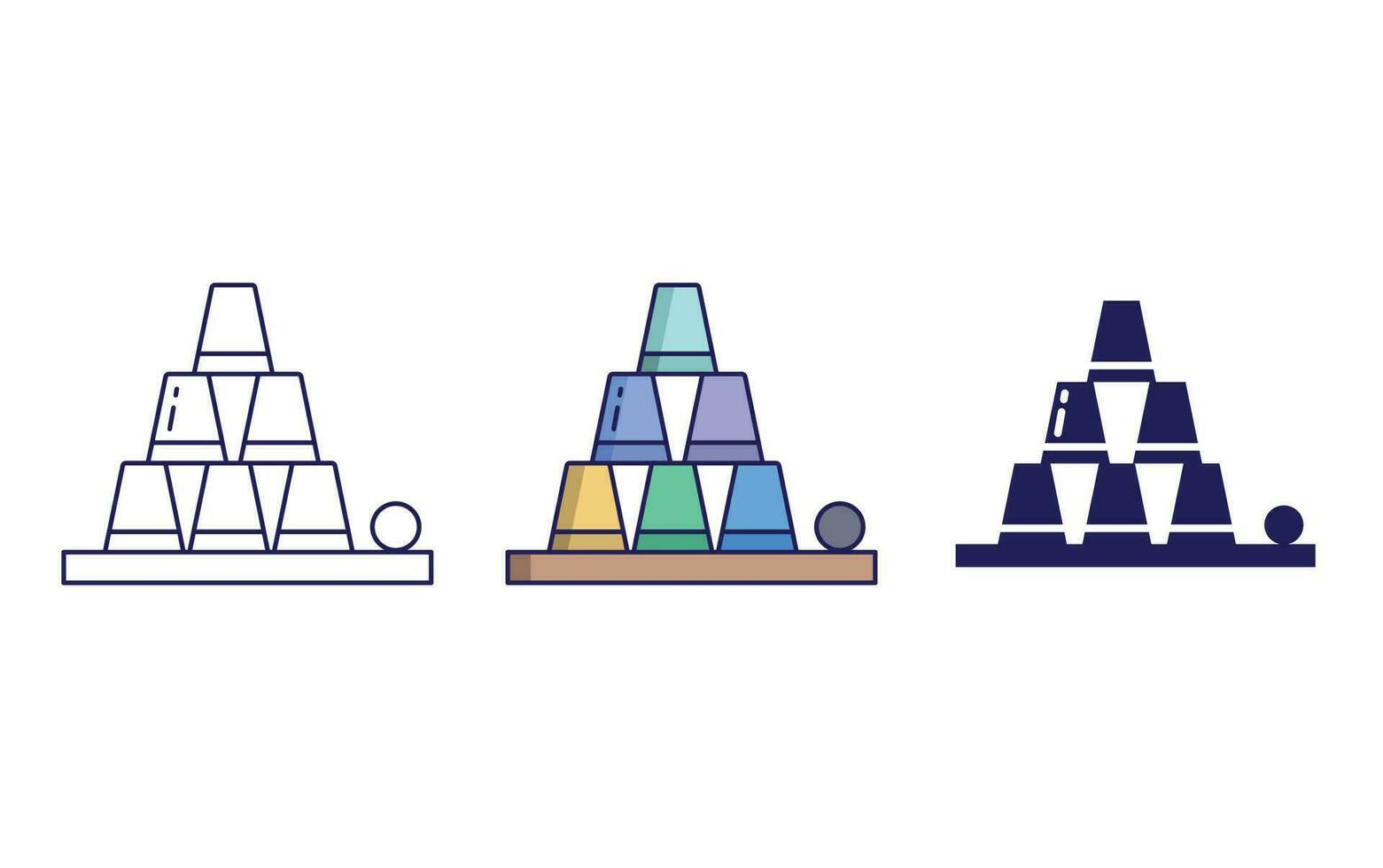 Cup Balance vector icon