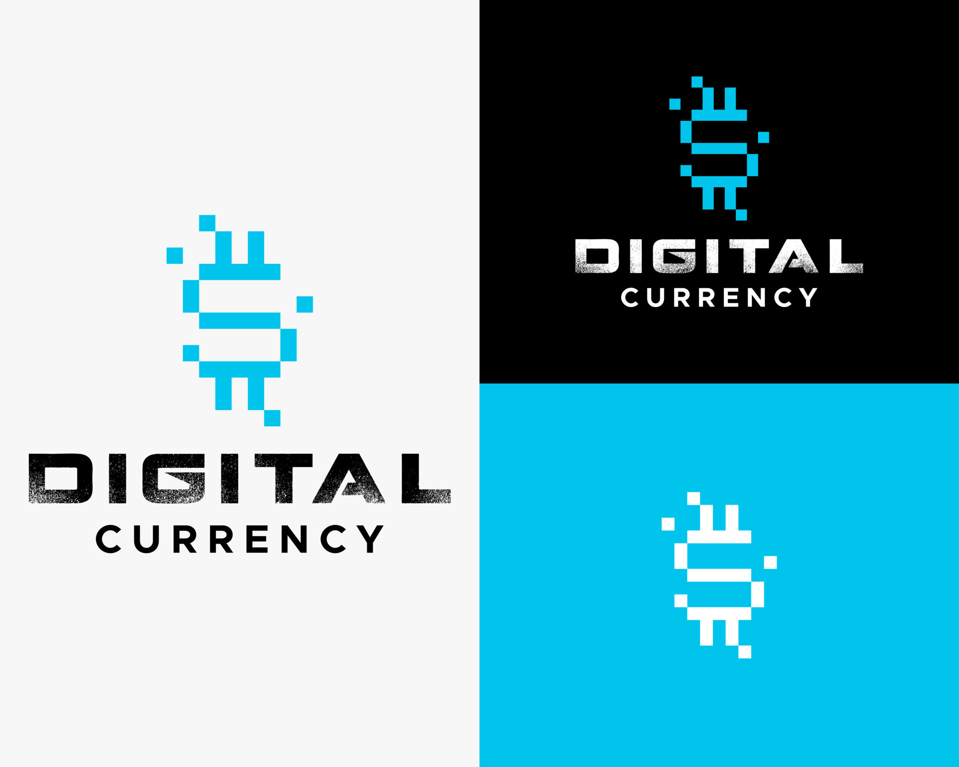 Digital currency logo with the title'digital currency ' 23581978 Vector