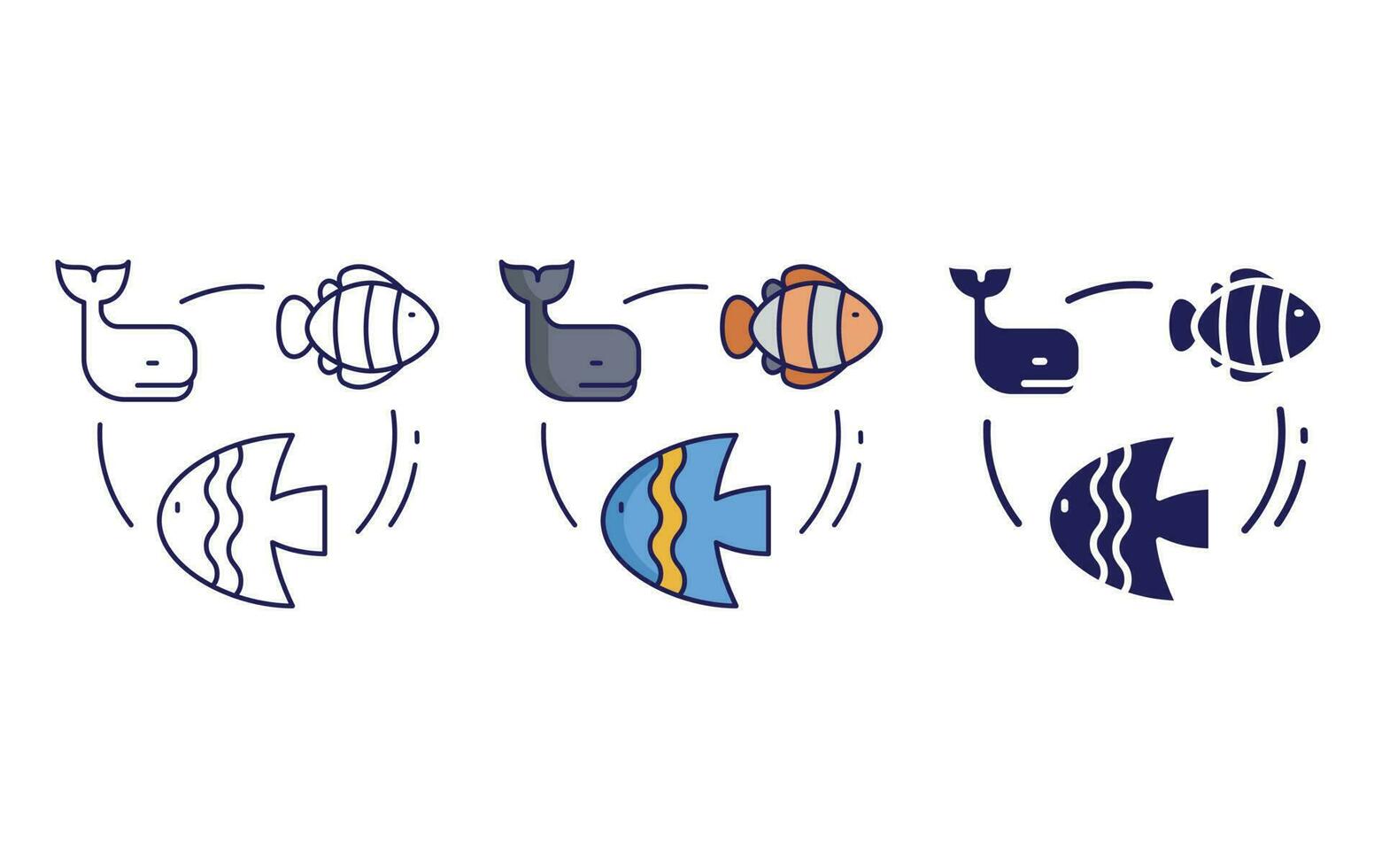 Fish-Ichthyology vector icon