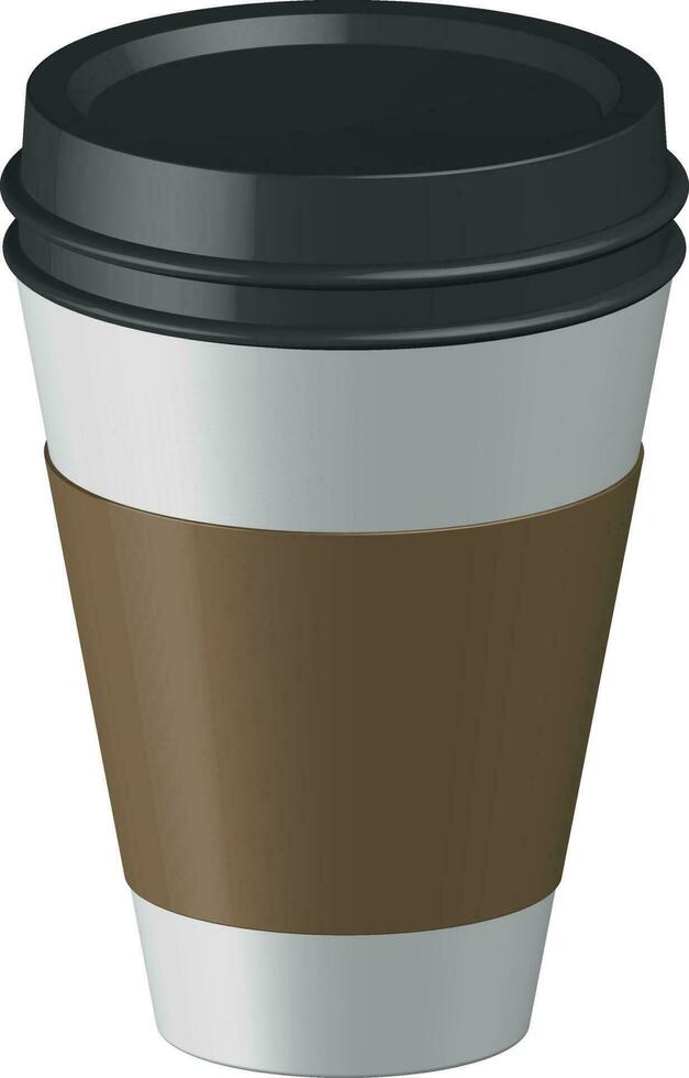 Coffee Paper Cup Vector Art and Graphics for Royalty Free