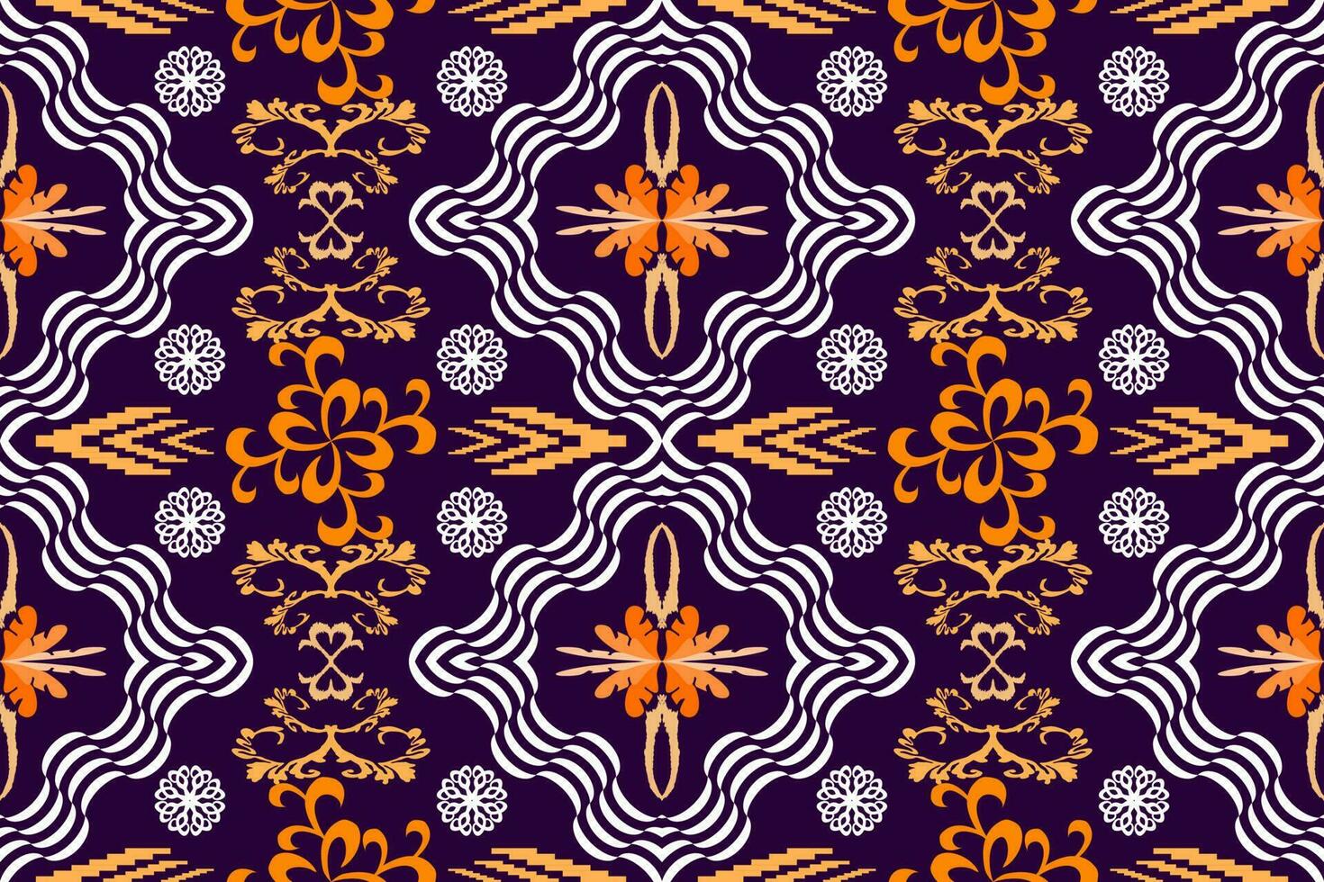 ikat figura azteca bordado estilo. geométrico étnico oriental tradicional Arte patrón de diseño para étnico fondo,fondo de pantalla,moda,ropa,envoltura,tela,elemento,pareo,gráfico,vector ilustración vector