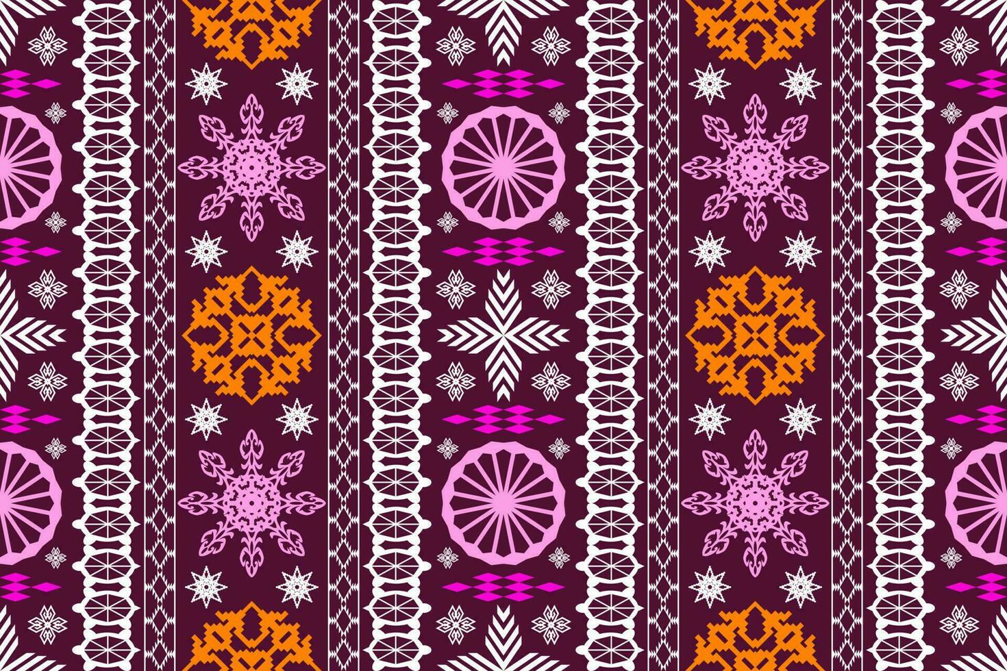 ikat figura azteca bordado estilo. geométrico étnico oriental tradicional Arte patrón de diseño para étnico fondo,fondo de pantalla,moda,ropa,envoltura,tela,elemento,pareo,gráfico,vector ilustración vector