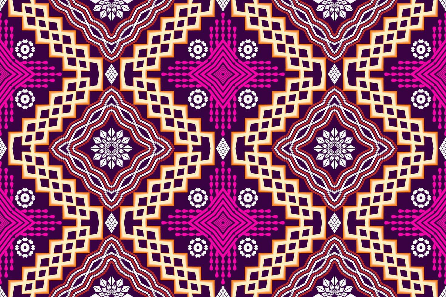 Ikat Figure aztec embroidery style. Geometric ethnic oriental traditional art pattern.Design for ethnic background,wallpaper,fashion,clothing,wrapping,fabric,element,sarong,graphic,vector illustration vector