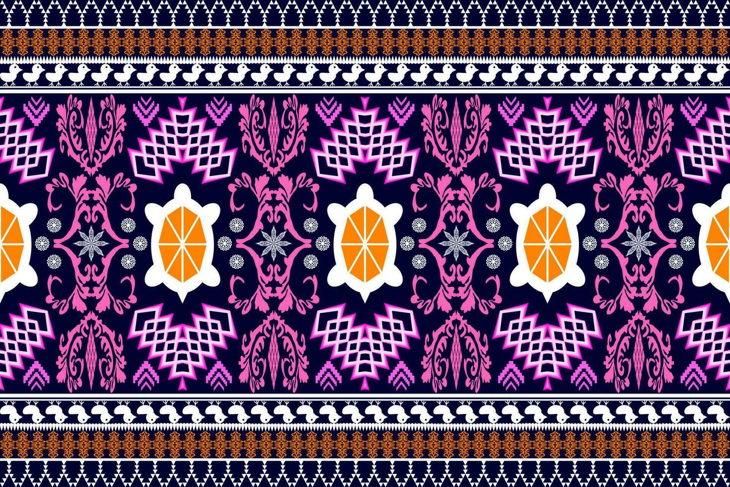 ikat figura azteca bordado estilo. geométrico étnico oriental tradicional Arte patrón de diseño para étnico fondo,fondo de pantalla,moda,ropa,envoltura,tela,elemento,pareo,gráfico,vector ilustración vector