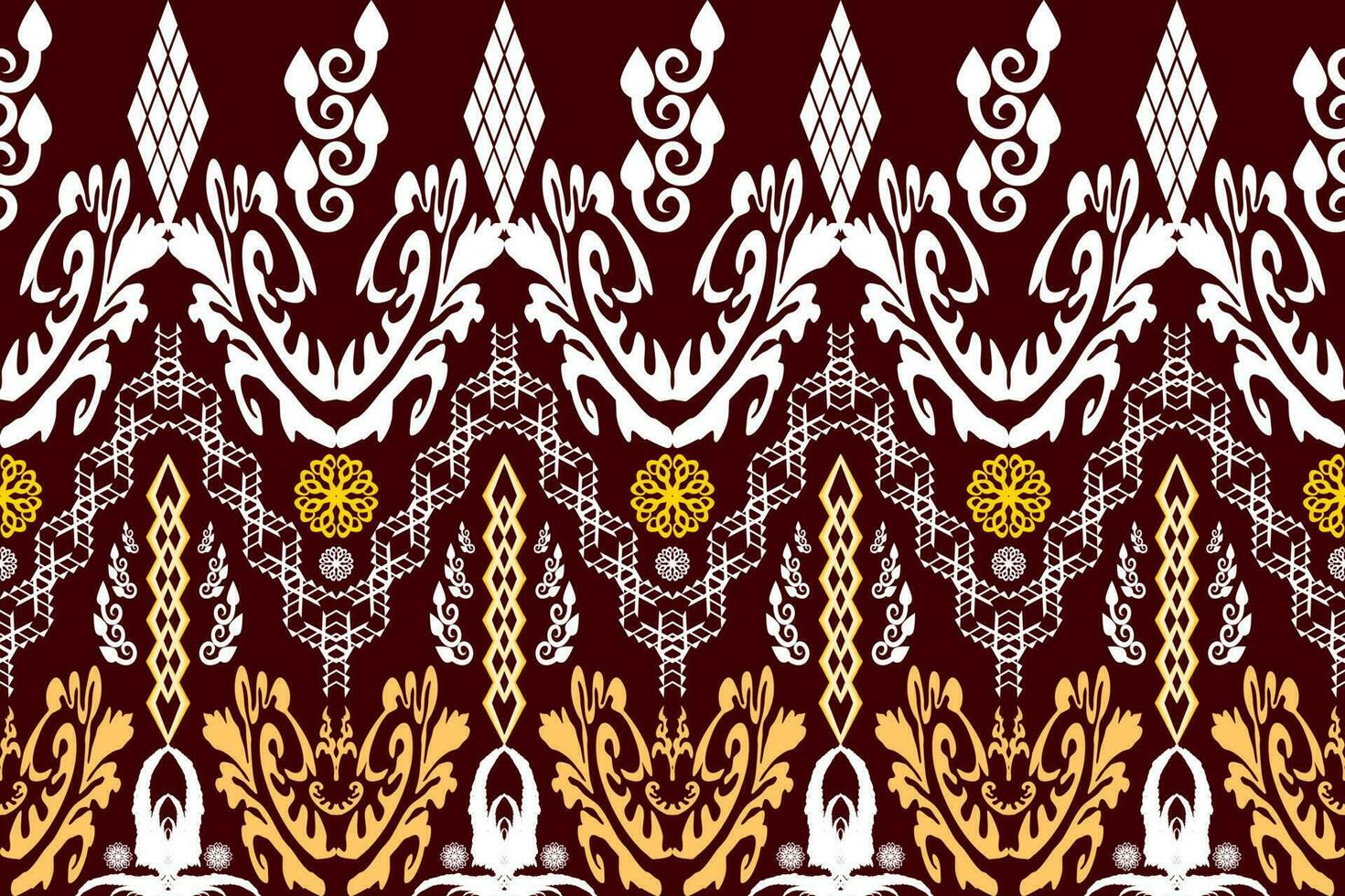 ikat figura azteca bordado estilo. geométrico étnico oriental tradicional Arte patrón de diseño para étnico fondo,fondo de pantalla,moda,ropa,envoltura,tela,elemento,pareo,gráfico,vector ilustración vector