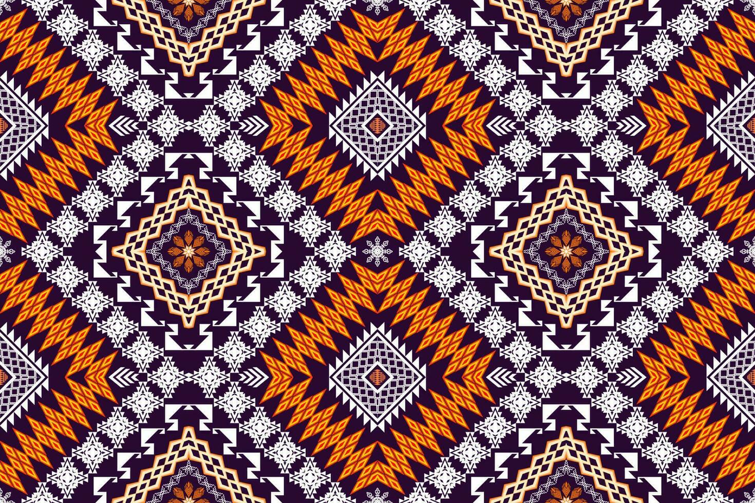 Ikat Figure aztec embroidery style. Geometric ethnic oriental traditional art pattern.Design for ethnic background,wallpaper,fashion,clothing,wrapping,fabric,element,sarong,graphic,vector illustration vector