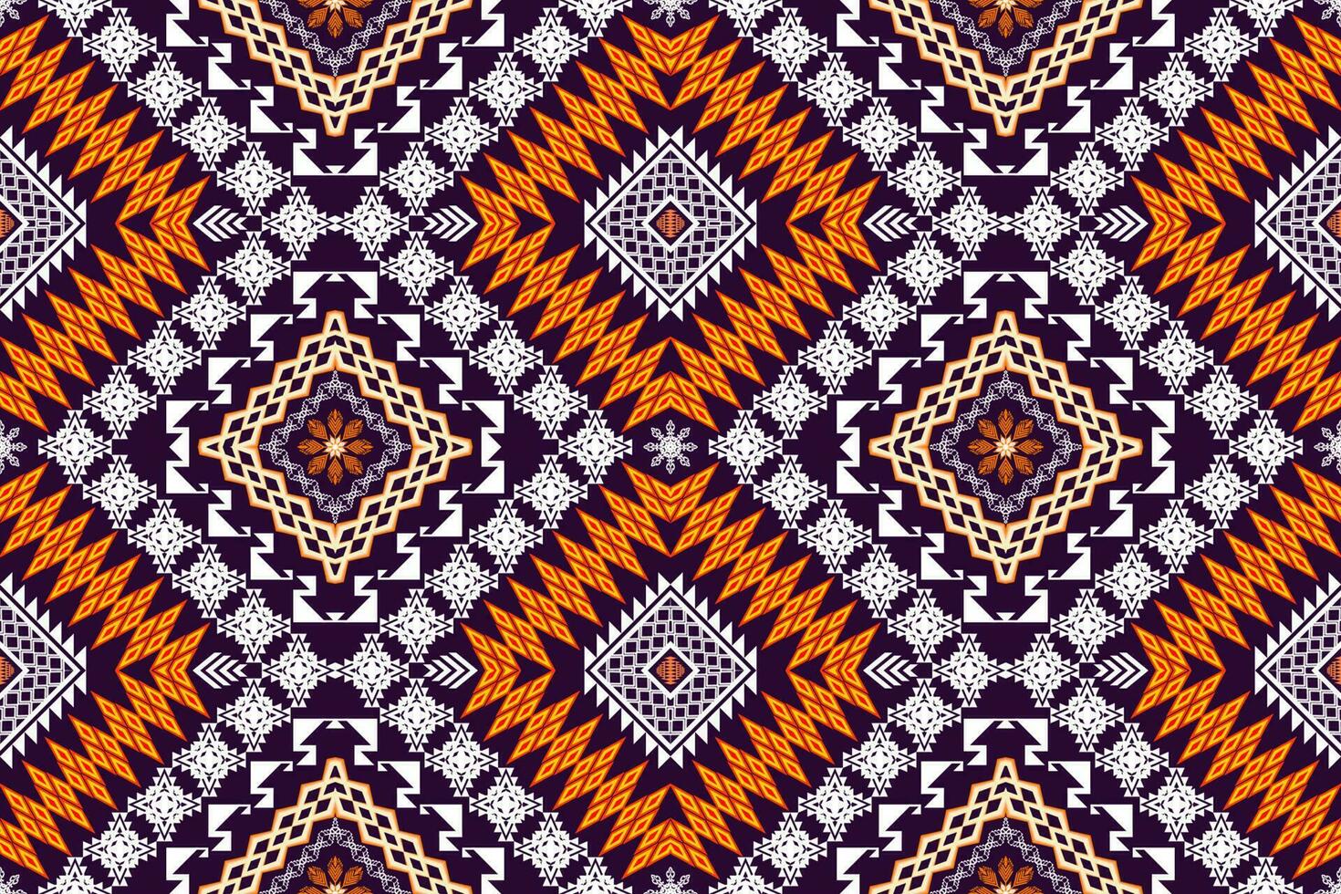 Ikat Figure aztec embroidery style. Geometric ethnic oriental traditional art pattern.Design for ethnic background,wallpaper,fashion,clothing,wrapping,fabric,element,sarong,graphic,vector illustration vector