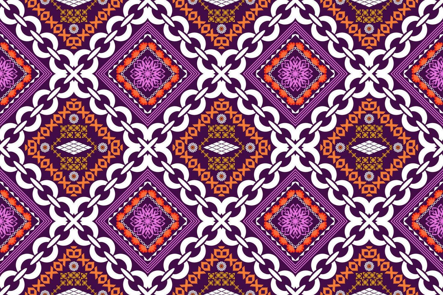 Ikat Figure aztec embroidery style. Geometric ethnic oriental traditional art pattern.Design for ethnic background,wallpaper,fashion,clothing,wrapping,fabric,element,sarong,graphic,vector illustration vector