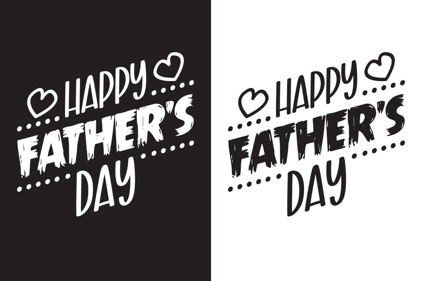 Happy Father's Day-Typography Vector Design