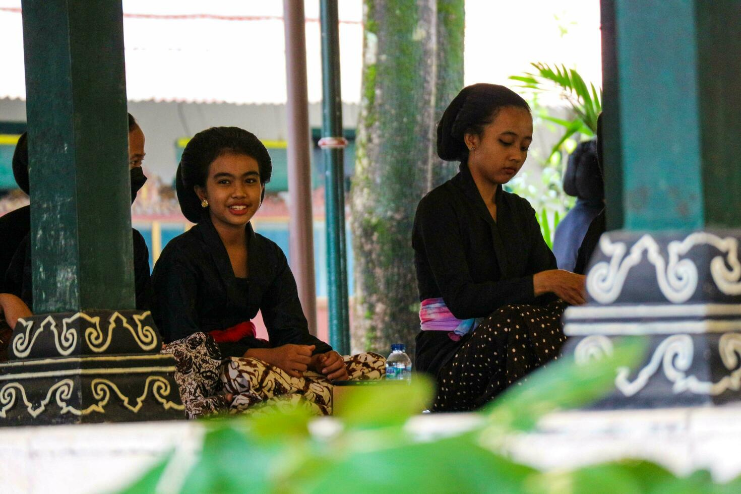 Yogyakarta, Indonesia on October 2022. Abdi dalem mataya, courtiers of the Yogyakarta Palace who are dancers. T photo