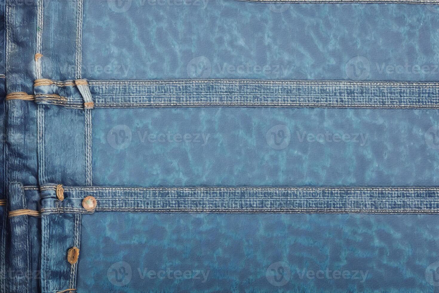 Grunge blue background with space for your text or image. Blue jeans background. photo
