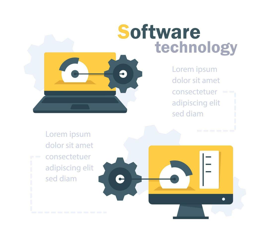 automatización tecnología, sistema seguridad mejora, datos Procesando, máquina aprendiendo, artificial inteligencia, software desarrollo vector