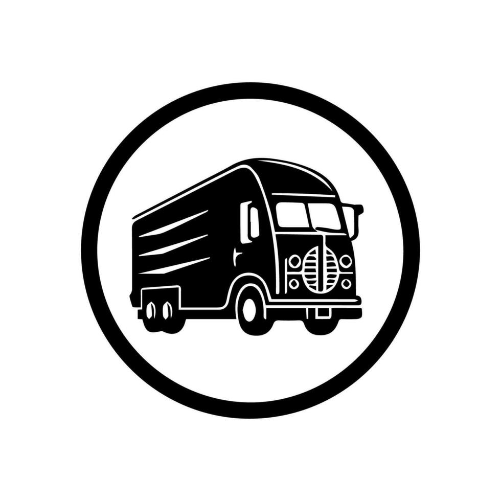 transporte logo diseño capturas el espíritu de movimiento y progreso, Perfecto para logística y relacionado con el transporte marcas vector