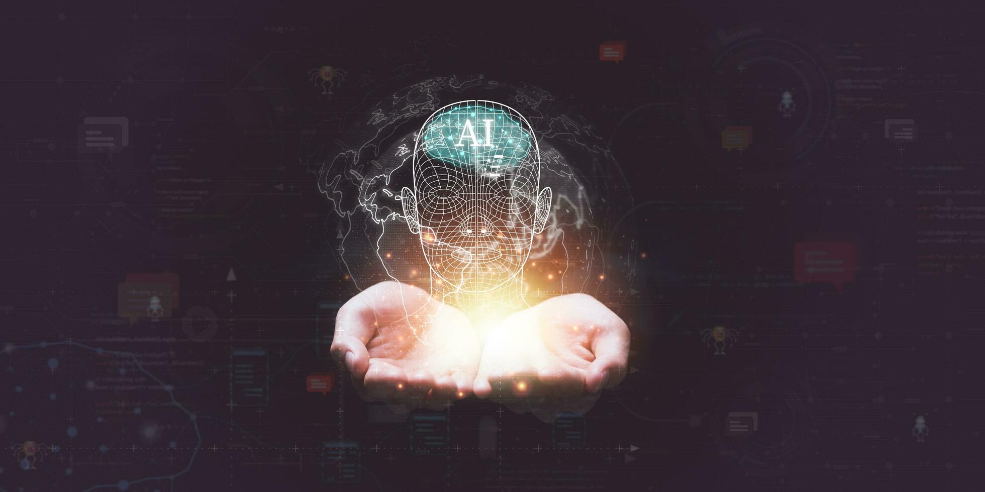 artificial intelligence ,Communication and interaction with technology ,Big data collection to process results ,Chatbot Chat with AI ,future world innovation ,Chat bot assistant ,robot application photo