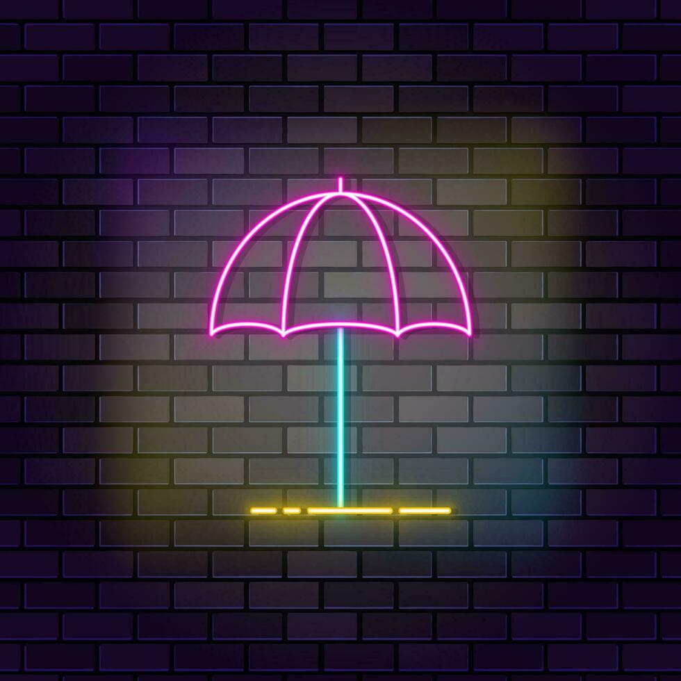 Light modifier photo icon brick wall and dark background. vector