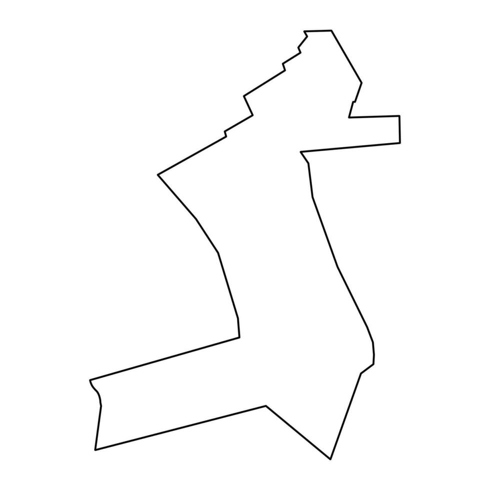 basarabeasca distrito mapa, provincia de Moldavia. vector ilustración.