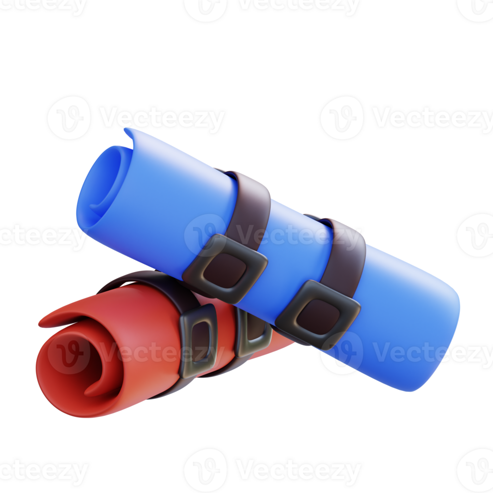 3d illustration of badroll png