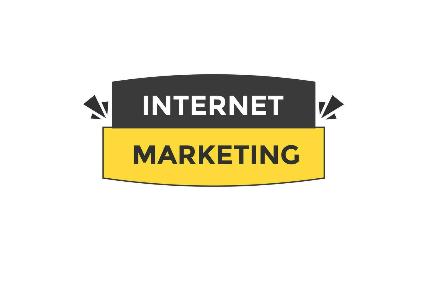 internet marketing vectors.sign label bubble speech internet marketingl vector