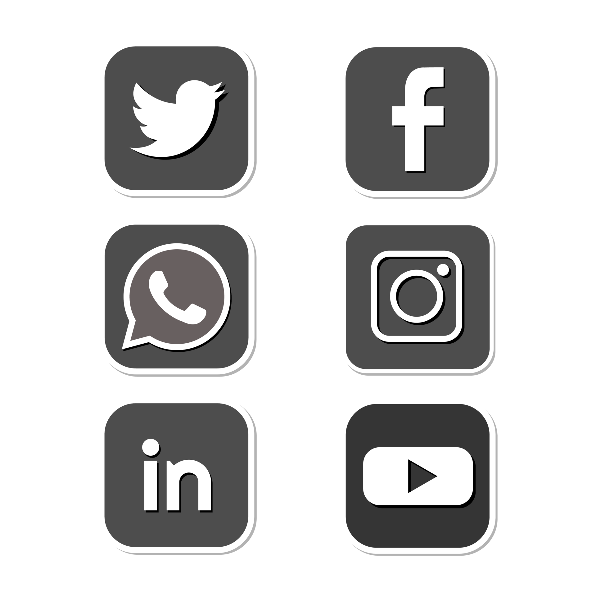 social media icons png instagram