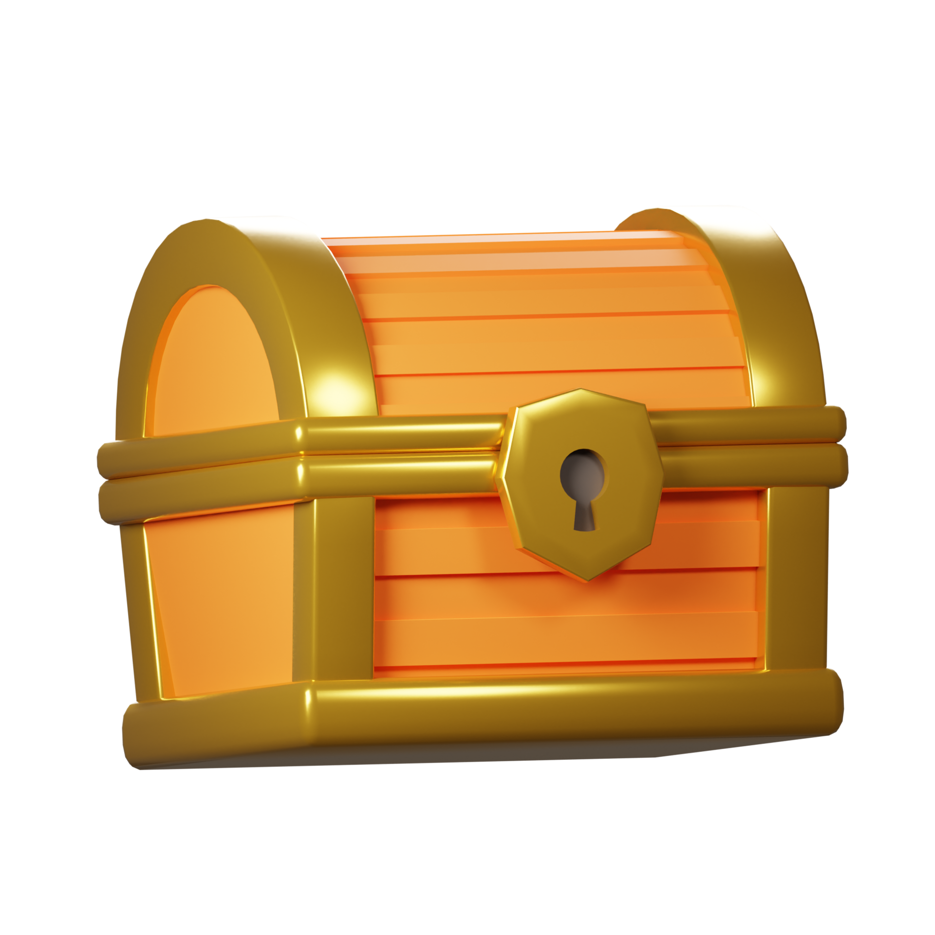 3D Treasure Box Icon 23586896 PNG