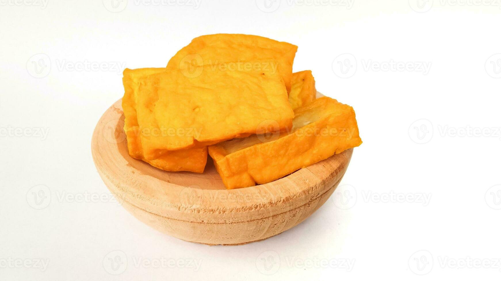 Yellow Tofu, also known as Takwa Tofu, is tofu that has a yellow color, which is caused by adding turmeric or synthetic dyes . Yellow tofu is a typical food of the City of Kediri, Indonesia photo