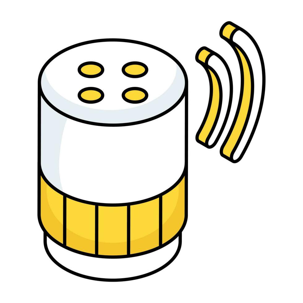 WebTrendy design icon of smart woofer vector