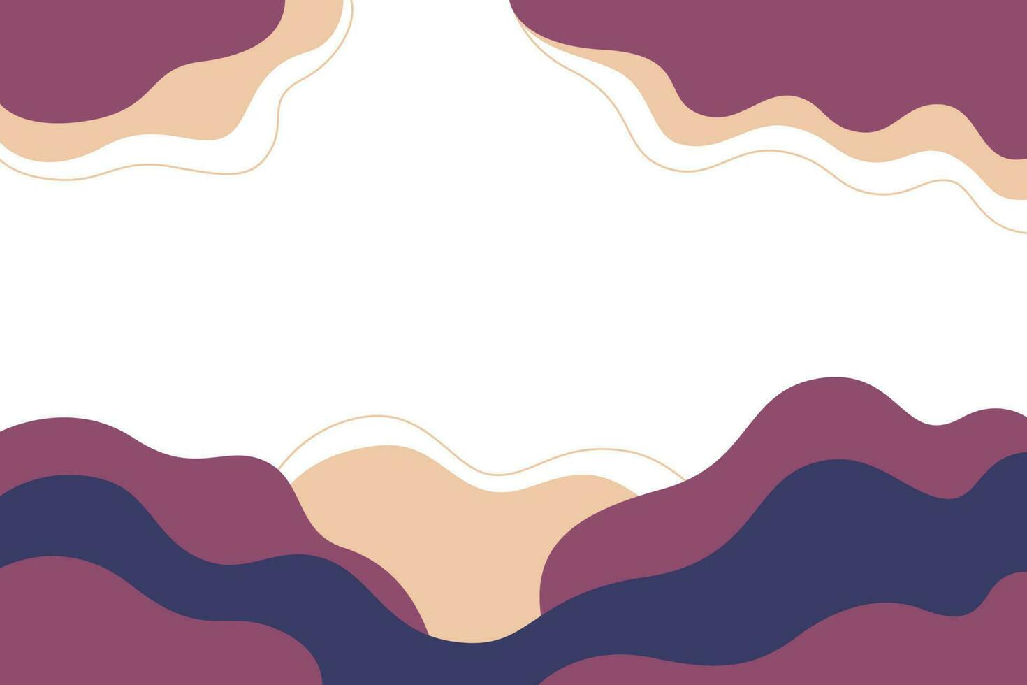 Aesthetic Flat Background vector