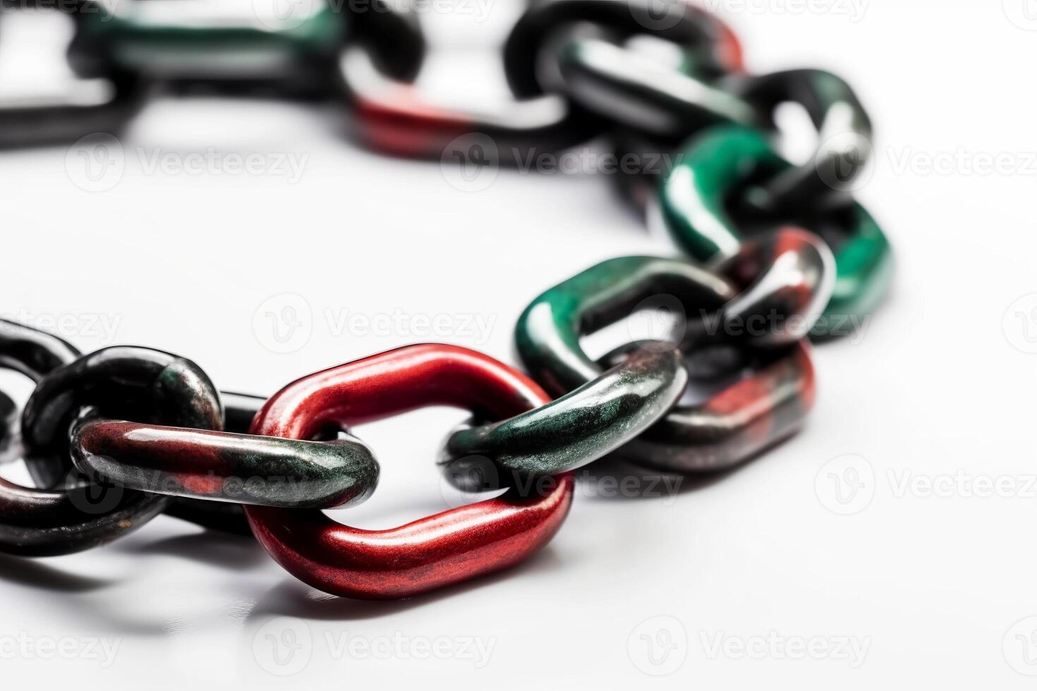 Uneteenth Independence Day. Chain is a symbol of liberation from slavery. illustration photo