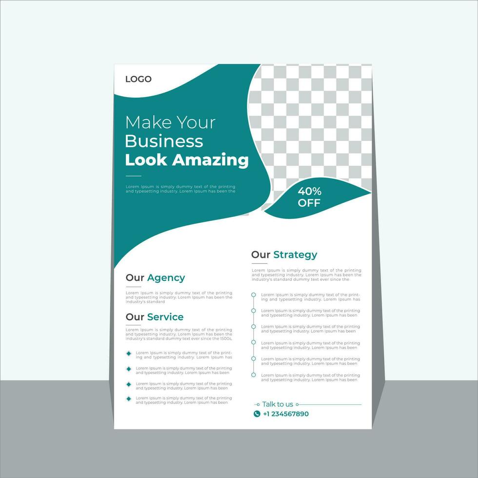 Corporate Business Essential Poster Template vector