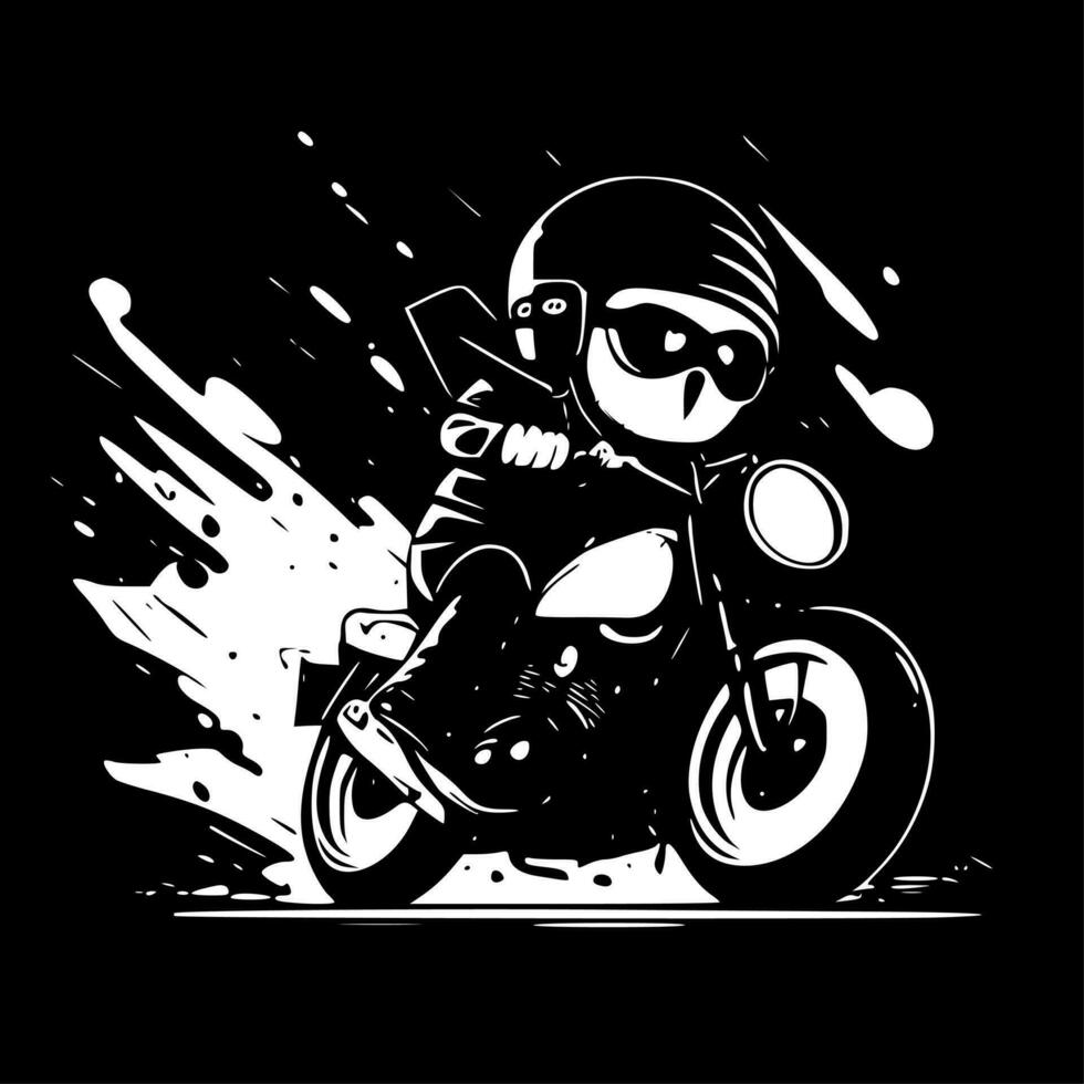 Biker - High Quality Vector Logo - Vector illustration ideal for T-shirt graphic