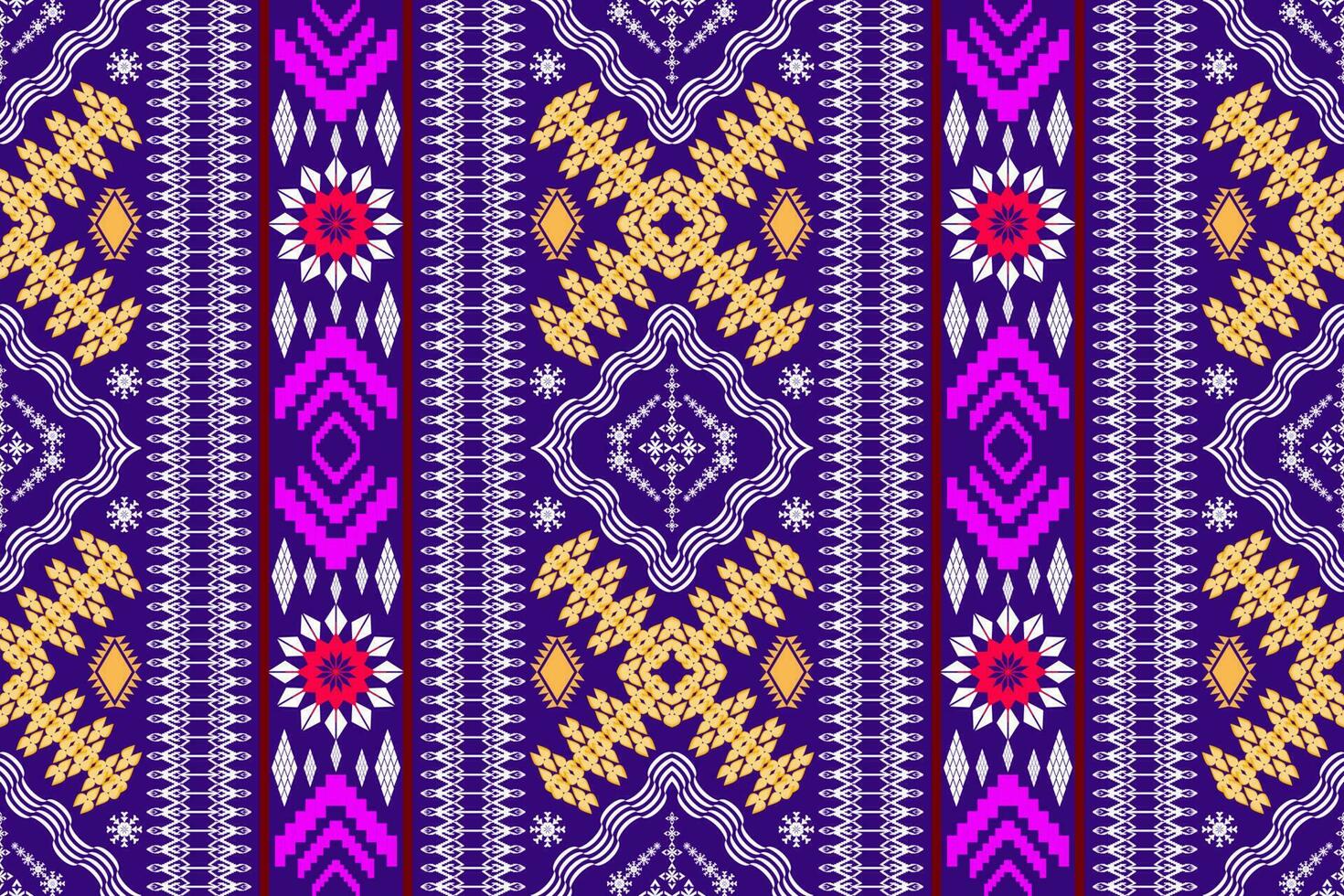 étnico figura azteca bordado estilo. geométrico ikat oriental tradicional Arte patrón de diseño para étnico fondo,fondo de pantalla,moda,ropa,envoltura,tela,elemento,pareo,gráfico,vector ilustración vector