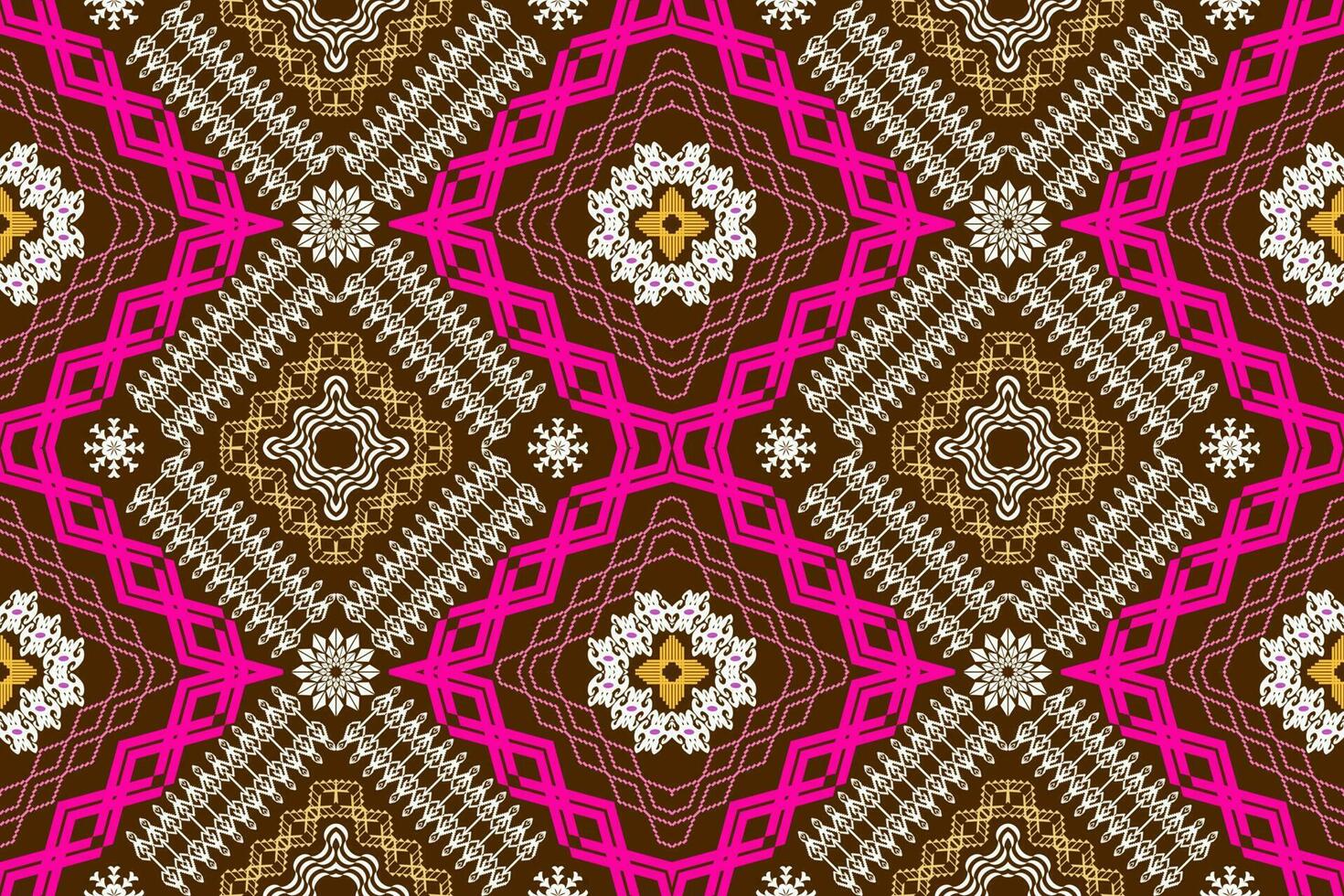 étnico figura azteca bordado estilo. geométrico ikat oriental tradicional Arte patrón de diseño para étnico fondo,fondo de pantalla,moda,ropa,envoltura,tela,elemento,pareo,gráfico,vector ilustración vector