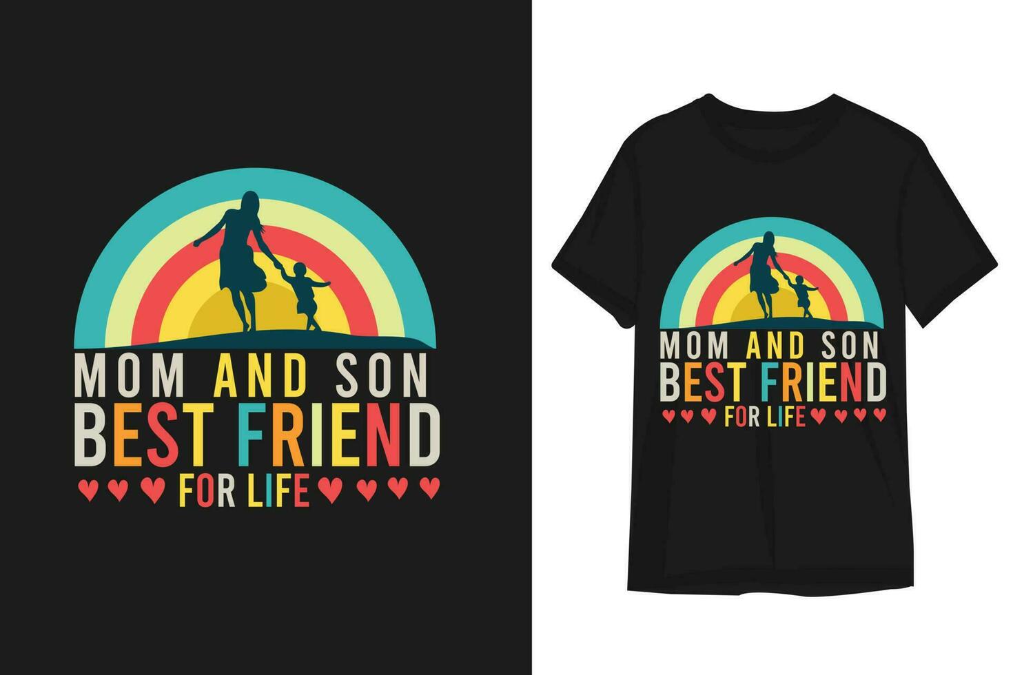 Mothers day T-shirts design vector