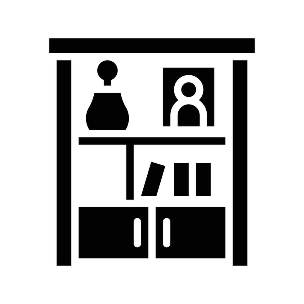 Display Shelf vector Solid  icon .Simple stock illustration stock