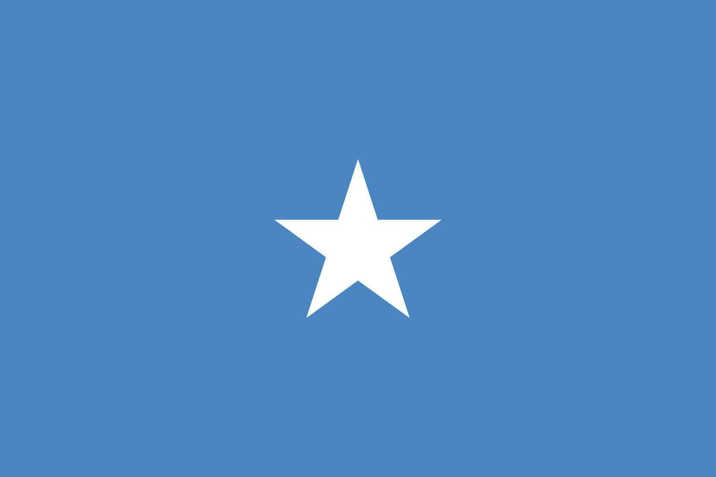 Flag of Somalia.National flag of Somalia vector