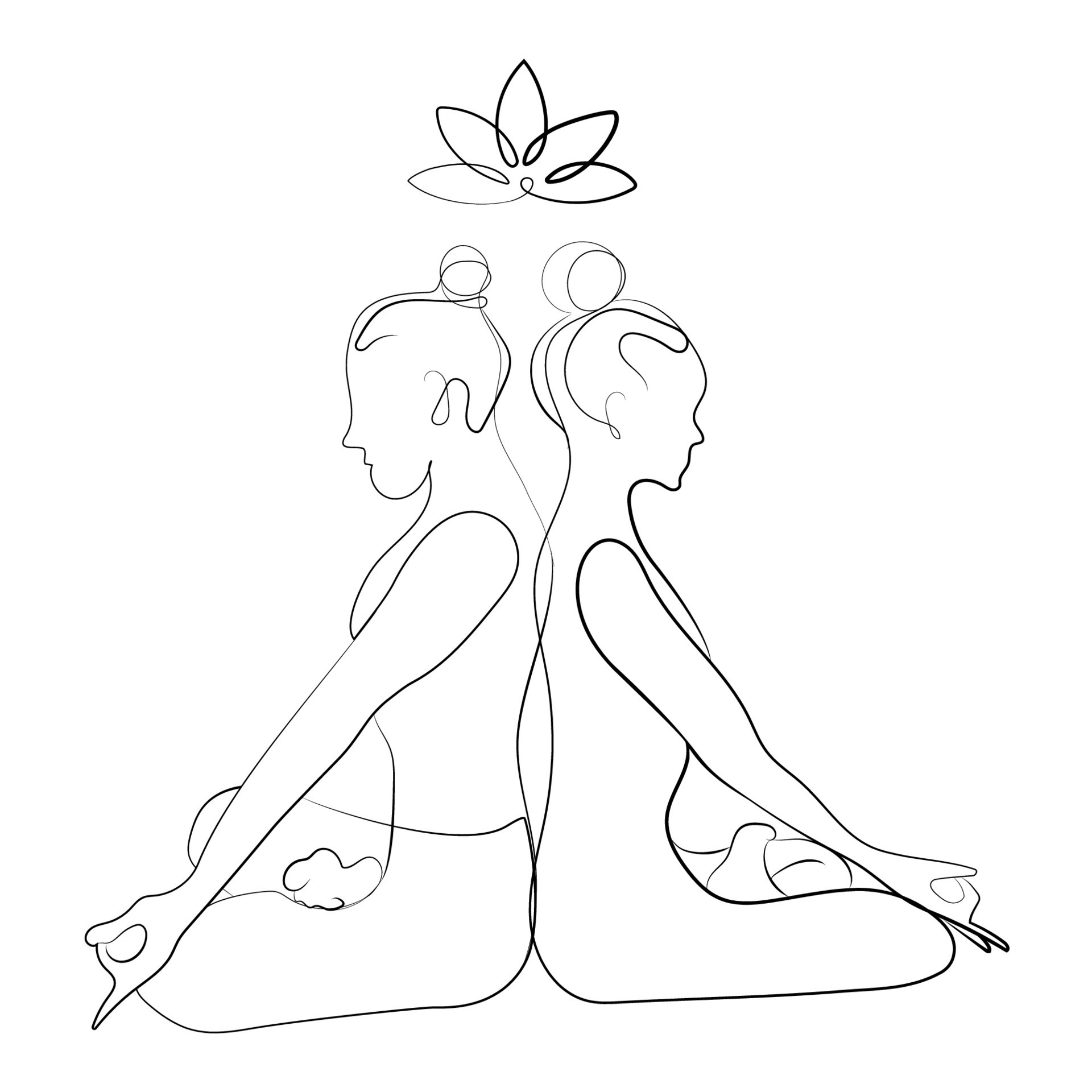 Aggregate 161+ lotus pose drawing super hot - vova.edu.vn