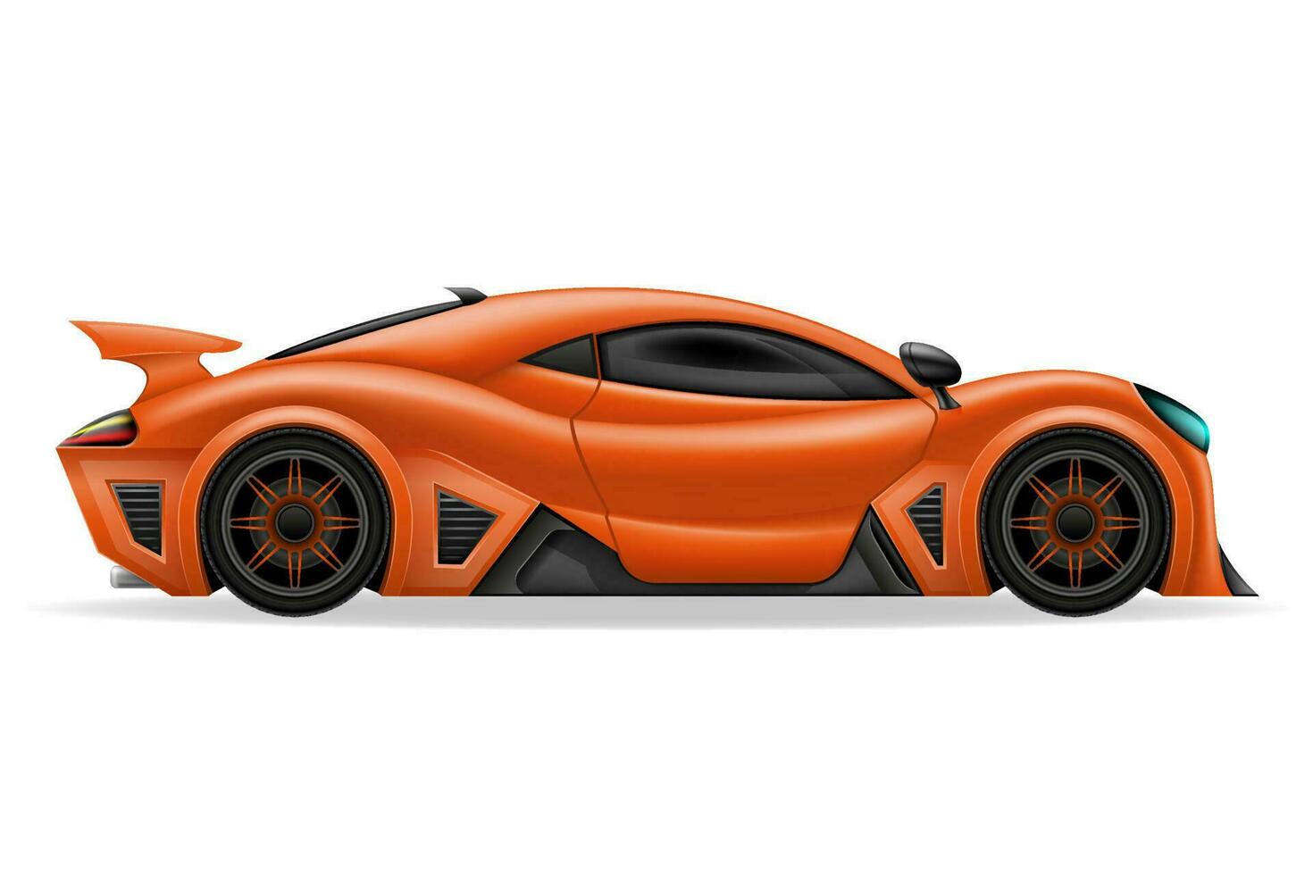 sport hyper super car vector illustration isolated on white background
