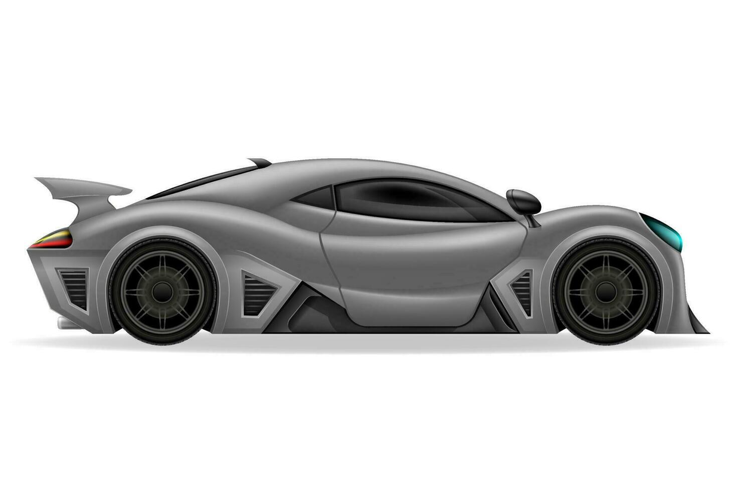 deporte hiper súper coche vector ilustración aislado en blanco antecedentes
