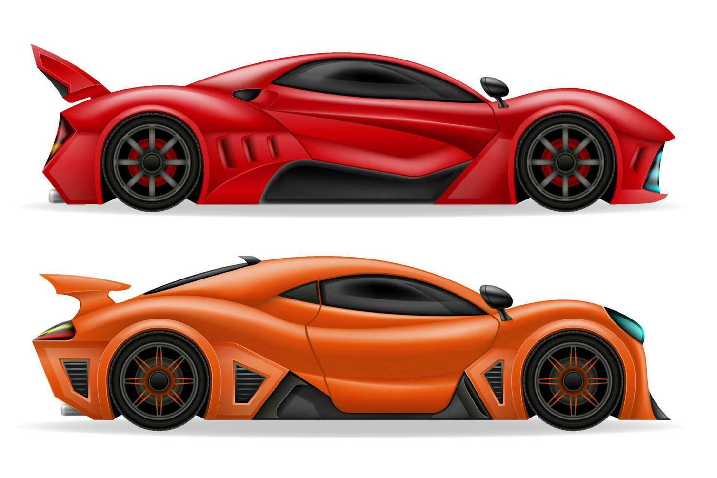 sport hyper super car vector illustration isolated on white background