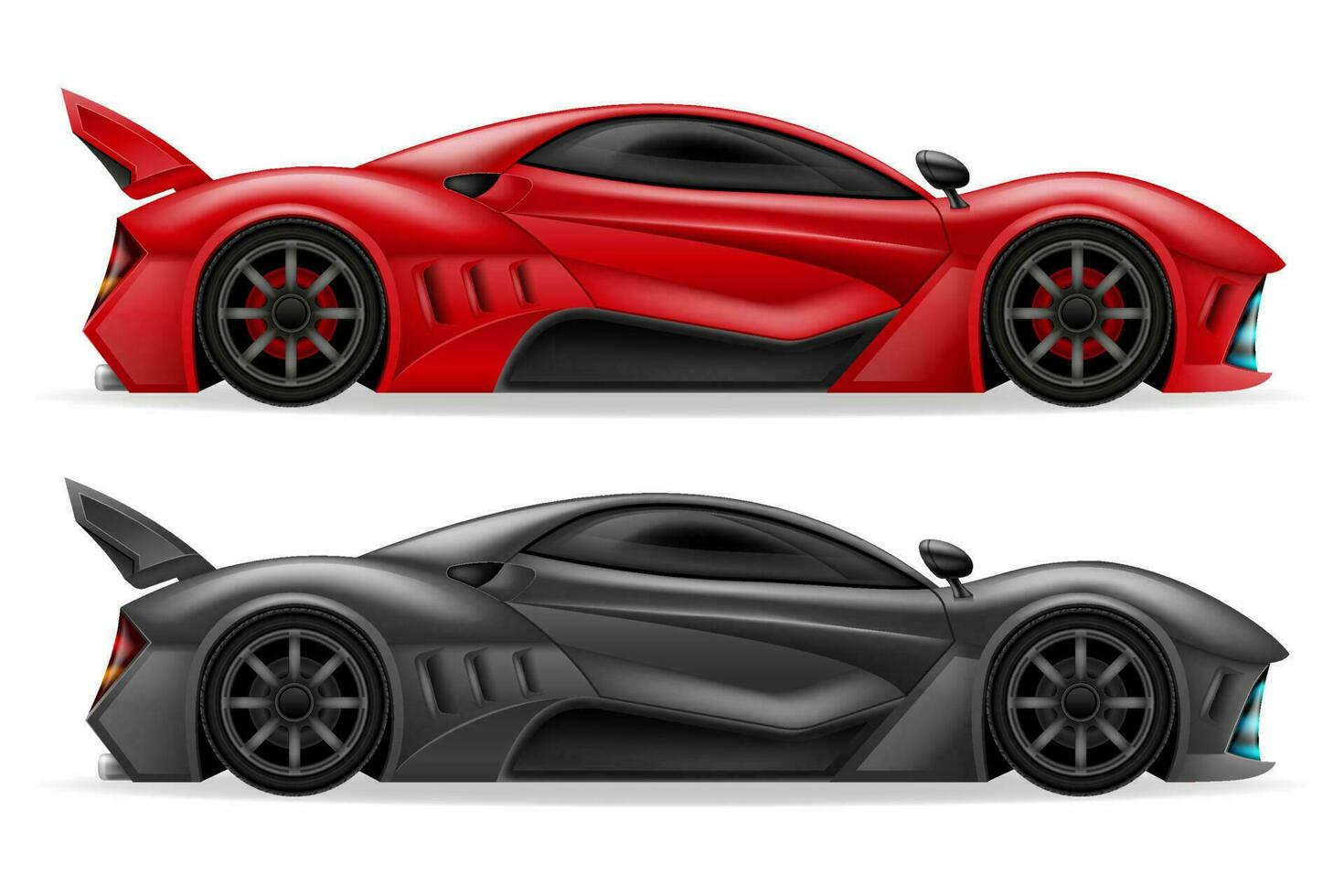sport hyper super car vector illustration isolated on white background