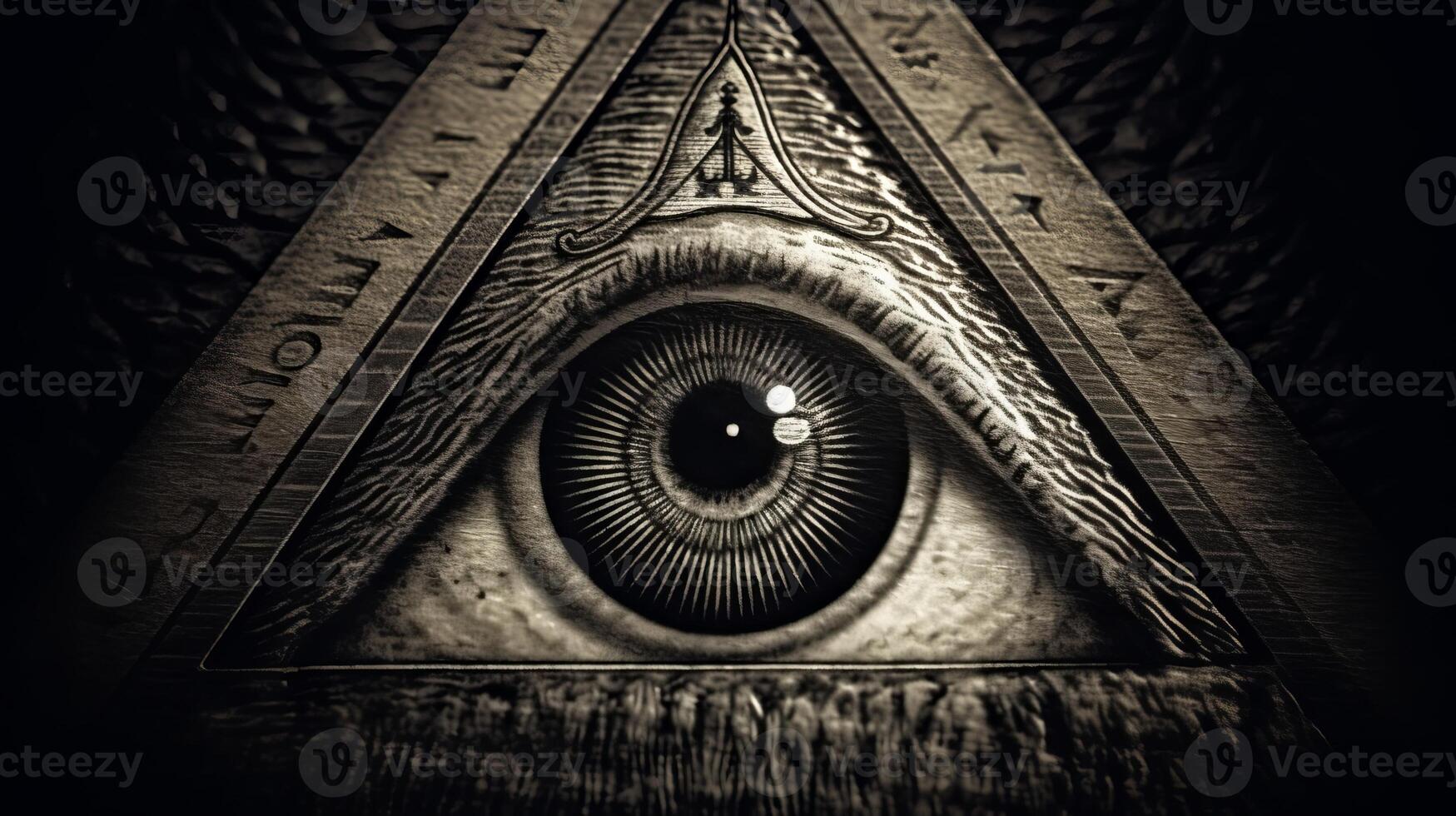 photo Sign Illuminati. freemasonry. The masonic square.