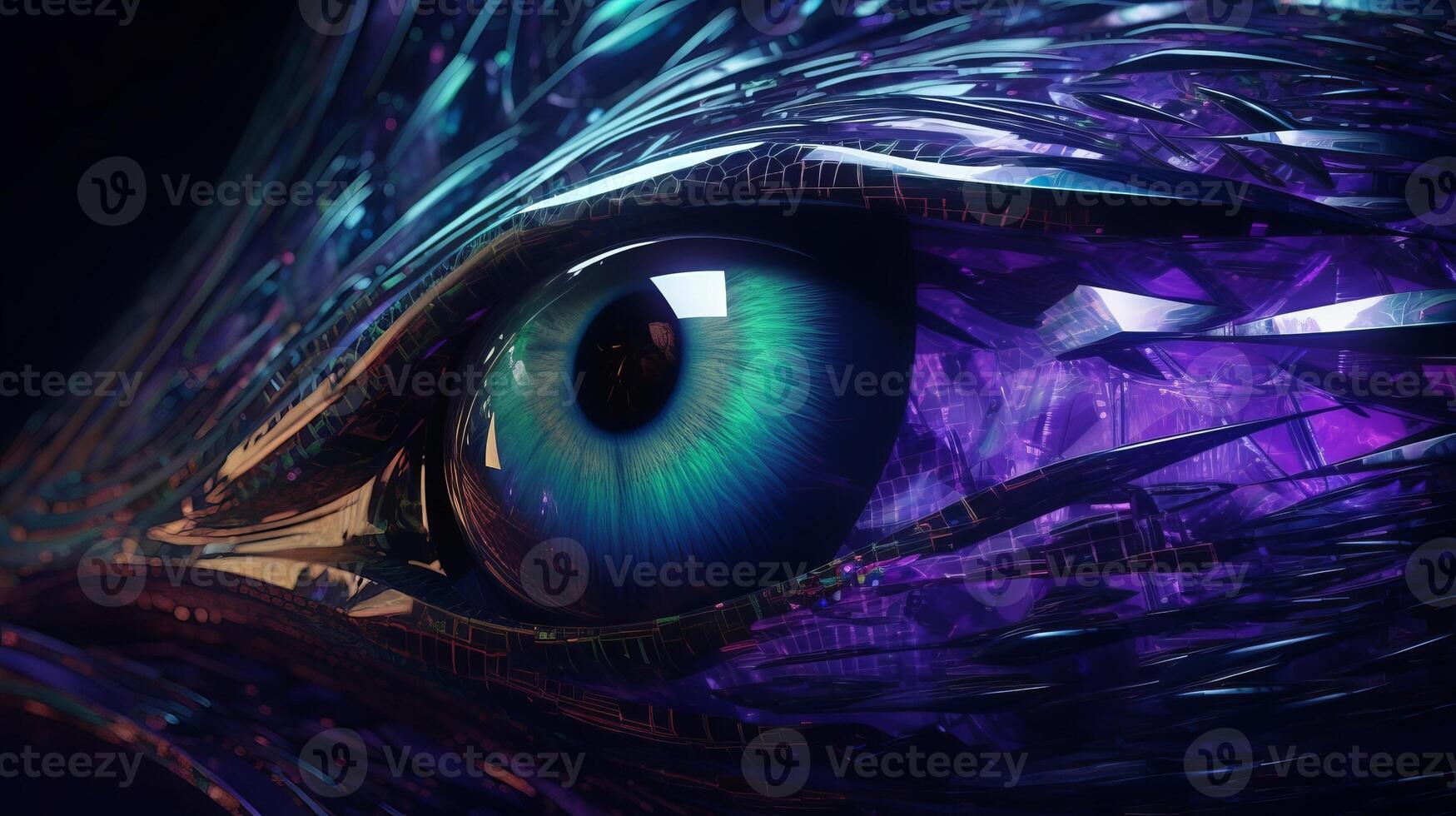 First close - eye, spaceship zone, untouchable couture organize,. photo