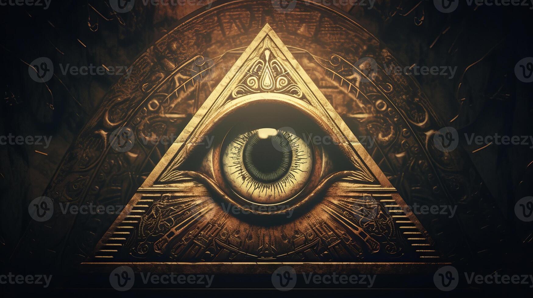 photo Sign Illuminati. freemasonry. The masonic square.