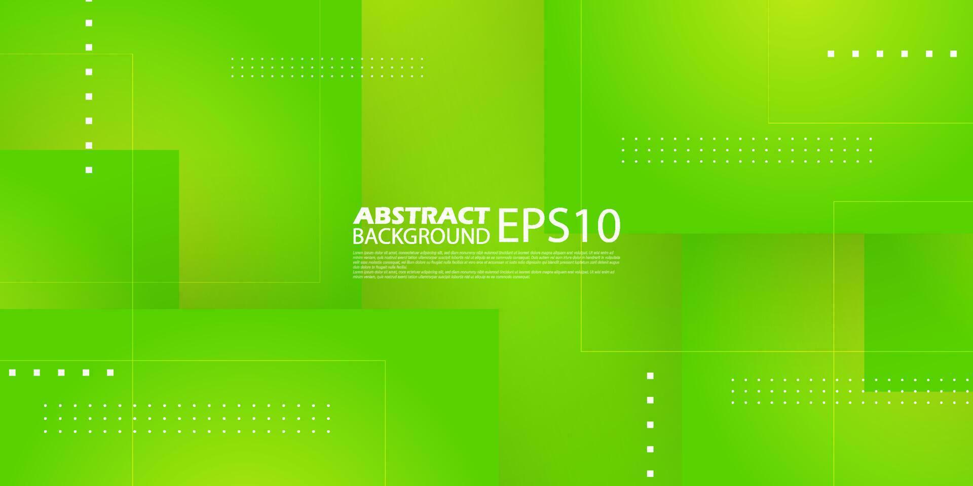 Abstract bright green overlap background template vector with square green papercut with shadow pattern.Eps10 vector