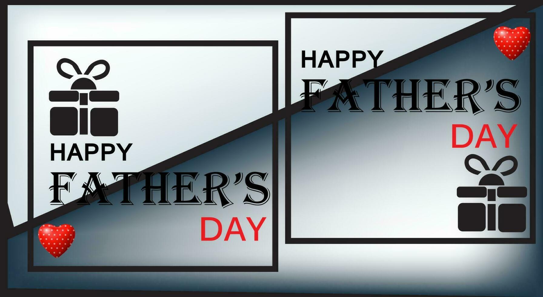 Stop sign background black happy father's day.For design background fahter's . vector