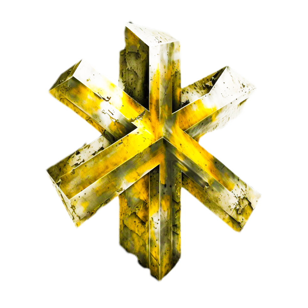 golden cross illustration png