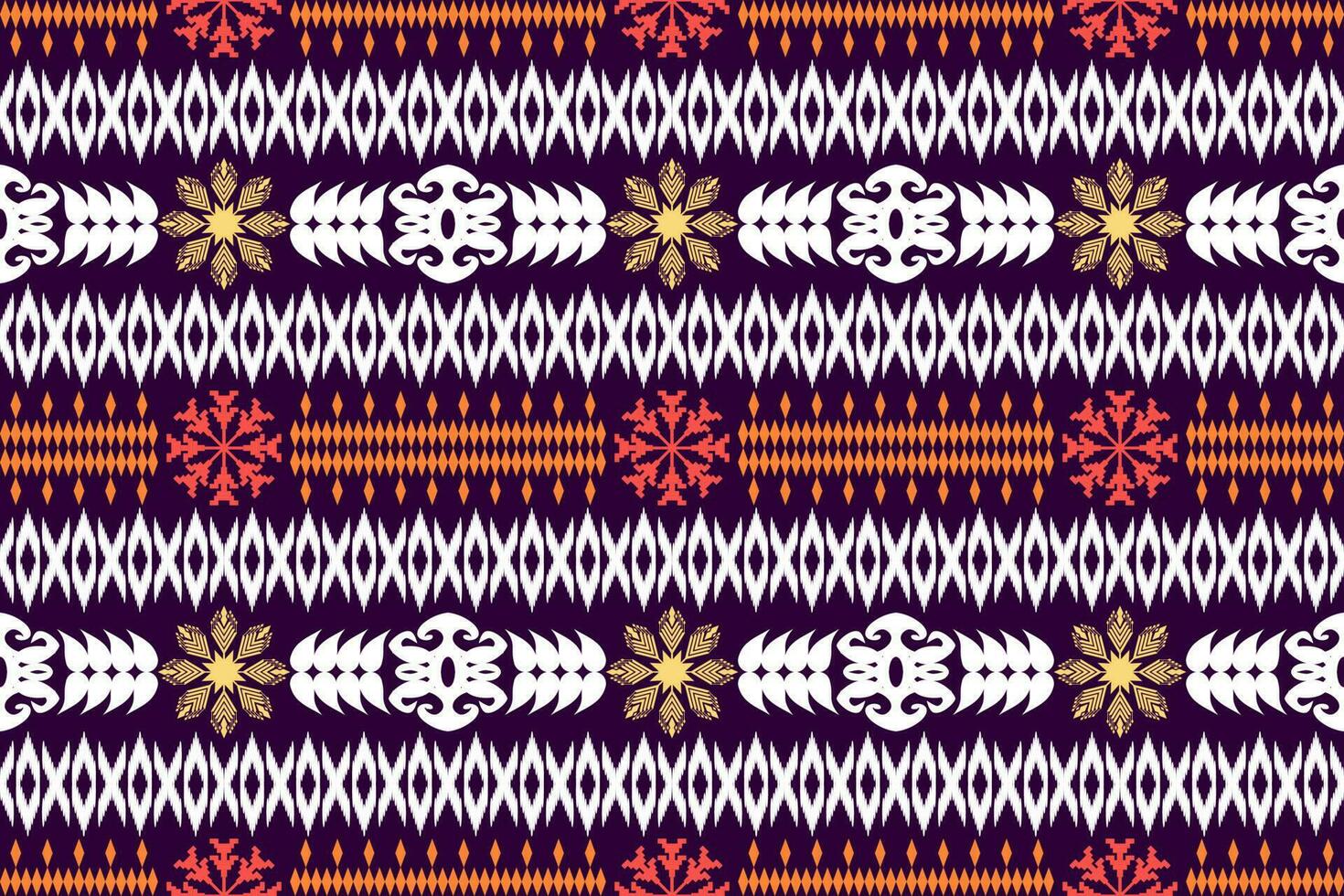 Ethnic Figure aztec embroidery style. Geometric ikat oriental traditional art pattern.Design for ethnic background,wallpaper,fashion,clothing,wrapping,fabric,element,sarong,graphic,vector illustration vector