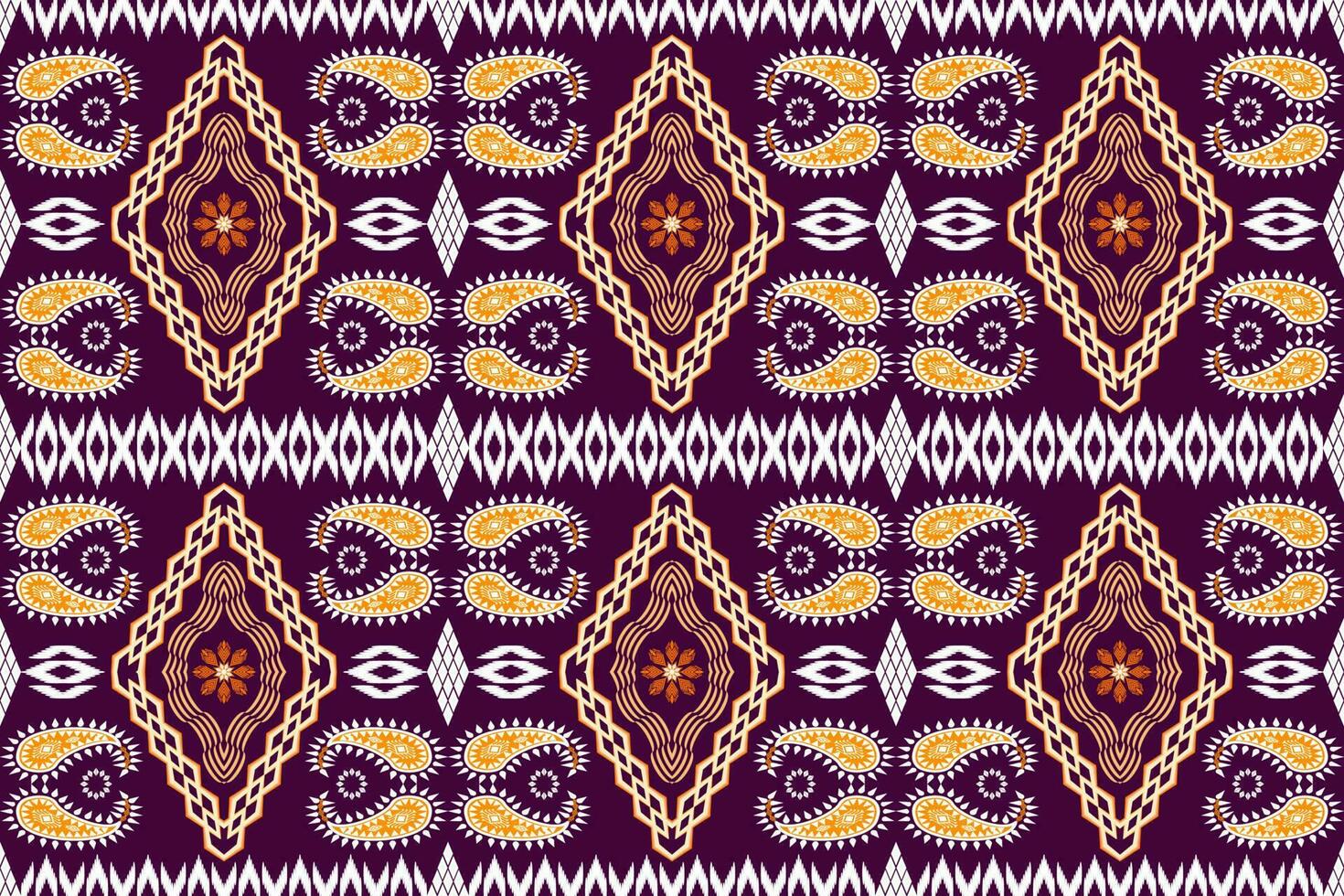 Ethnic Figure aztec embroidery style. Geometric ikat oriental traditional art pattern.Design for ethnic background,wallpaper,fashion,clothing,wrapping,fabric,element,sarong,graphic,vector illustration vector